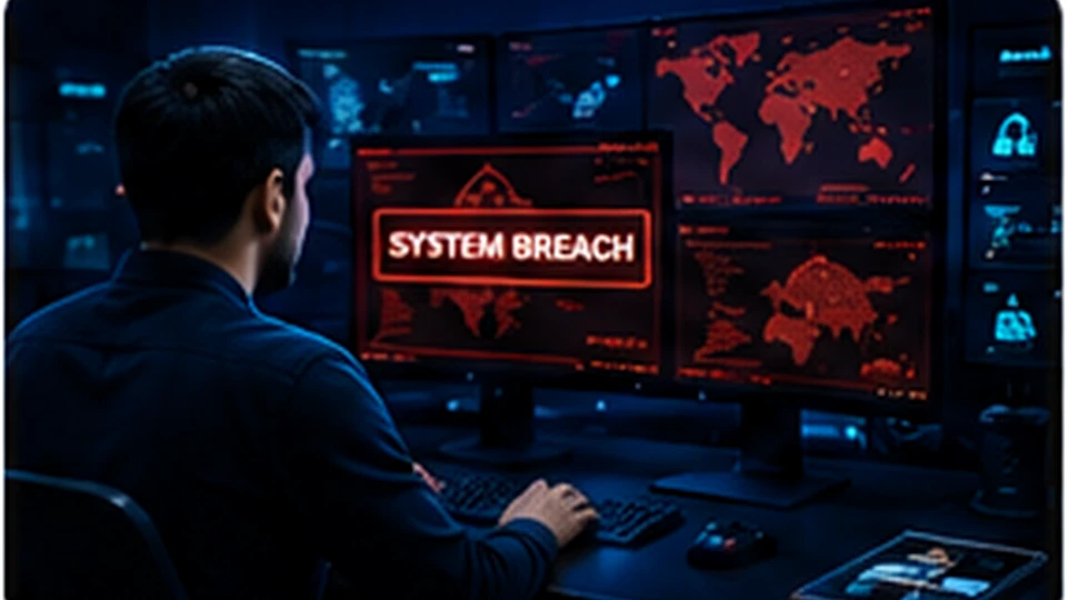 Cyber defence analyst responding to a simulated security breach