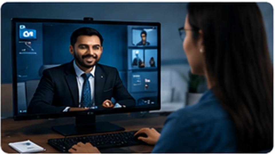 Learner attending a technical cybersecurity mock interview